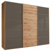 Linea Natura SKRIŇA S POS. DVER. – HOR.VED, dub, tmavohnedá, dub bianco, 300/217/67 cm - Skrine - 000442029504