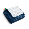 SENSILLO Ľahká deka MINKY 75 X 100 NAVY KALINA