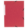 EXACOMPTA spisové dosky Nature s gumičkou, A4 maxi, prešpán 355 g/m2, červená