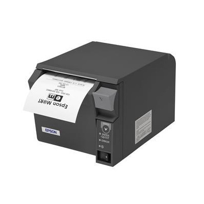 EPSON TM-T70II pokladní tiskárna, USB + serial, černá, řezačka, se zdrojem