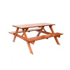 Rojaplast PIKNIK záhradný set drevený 220 cm kaštan