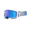 ALPINESTARS okuliare VISION 8 CORP, ALPINESTARS (modrá/bílá, zrkadlové modré plexi) 2025
