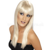 Parochňa - GLAMOURAMA - blond, dlhá 50 cm s ofinou, dámska
