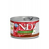 N&D Dog Quinoa Konzervy Jelení & Kokos Adult Mini 140g