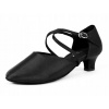 Dámske tanečné topánky Botan BS-1 čierne 4 cm Cuban, Veľkosť: 38