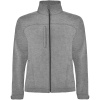 Rudolph unisex softshellová bunda, čierna Heather, 2XL