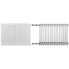 Panelový radiátor Stelrad Reno Softline 22K 550 x 1800, SRS22K550x1800