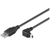 PremiumCord ku2m2a-90 miniUSB 2.0, A-B, 5pinů, 90°, 1.8m (ku2m2a-90)