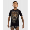 DĚTSKÝ rashguard - funkční tričko Venum Tiger - krátký rukáv - Black/Neon Orange Velikost: 14 years