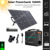 Solárna napájacia elektrocentrála 52000mAh 230V Typ-c/QC3.0/USB+100W Solar Powerbank