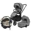 ZOPA Set kočík Move Cross 5 + hlboká korba Move XL 5 + autosedačka XM podľa vlastného výberu, Shade Grey