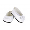 Petitcollin Balerínky biele s mašľou (pre bábiku 39-48 cm)