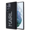 Karl Lagerfeld Samsung Galaxy S24 Ultra čierne HC 3D logo glitter KLHCS24L3DMBKCK
