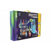 Guličková dráha magnetická plast 80ks 16 guličiek + doplnky na batérie so svetlom v krabici 47x35