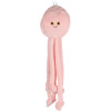 Hračka plyš chobotnice Paulo flamingo 47cm