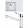 Set Franke G232 (dřez CNG 611-78 TL/2 Bílá-led + baterie FC 3054.094 ORBIT Chrom/Bílá-led) 114.0650.833