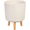 Kvetináč Strend pro, farba White Weath Finish, 30x30x37 cm