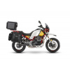 SHAD Kompletná sada bočných adventure vakov SHAD TERRA TR40 a hliníkového 55 L vrchného kufru,vrátane montážnej sady SHAD MOTO GUZZI V85TT