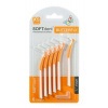 SoftDent medzizubné kefa zahnutý XS 0,4 mm 6 ks