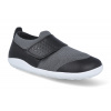 Barefoot tenisky Bobux - Dimension III Black + Charcoal černé vegan