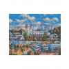 Diamantové maľovanie - VLAKOVÉ NÁSTUPIŠTE V SOCHI Rámovanie: bez rámu a bez vypnutia plátna, Rozmer: 40x50 cm