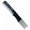 KIEPE Professional Active Carbon 507 - karbónový antistatický hrebeň s 5ti hrotmi 195x27mm