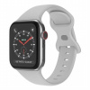 AppleKing silikónový remienok s motýlikovou prackou pre Apple Watch 42mm / 41mm / 40mm / 38mm - sivý - možnosť vrátiť tovar ZADARMO do 30tich dní