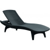 KETER Pacific Lehátko záhradné polohovacie 197 x 75 x 41 cm - grafit KETER 203729