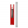 FULCRUM Náhradní sada špic Wind 57 DB, Front Left 265mm, 4ks