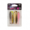 Fox Sada Nástrah Rage Slick Shad UV Mixed Colour Packs 9cm 5ks