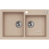 Alveus ROCK 90 kuchynský granitový drez so sifónom 78x48 - G-55 Beige 1090962