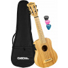 Cascha HH 2312E Bamboo Sopránové ukulele Natural