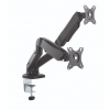 CONNECT IT TwinArm stolní držák na 2 monitory, záruka 30 let, ČERNÝ CMF-3207-BK