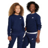 Dievčenské mikiny Nike Kids Sportswear Club Fleece - midnight navy/white - Modrý (S)