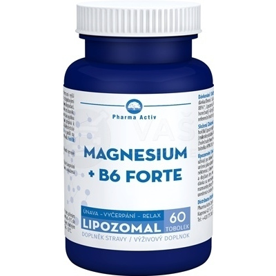 Pharma Activ Lipozomal Magnesium + B6 Forte 60 kapsúl