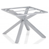 KETTLER Stolová kostra X-LEG 95x95 cm - strieborná