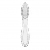 Satisfyer Dazzling Crystal 2 – sklenené obojstranné dildo (20 cm, priesvitné)