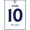 Superfutbal Maketa dresu Tottenham, biela Rozmer: A3, Meno a číslo: Kane 10