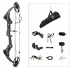 Kladkový luk Topoint tactical carbon dizajn M1 20-70 lbs luk alebo základný set