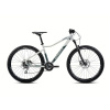 GHOST Lanao Essential 27.5 Pearl White/Metallic Green Gloss - Veľkosť: S