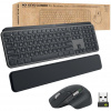 Logitech MX Keys combo for Business Gen 2 klávesnica Obsahuje myš RF Wireless + Bluetooth QWERTZ Nemecký Grafit (920-010926)