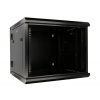 Extralink 6U 600X600 AZH WALL-MOUNTED RACKMOUNT CABINET SWING TYPE BLACK Wall mounted rack (EX.12929)