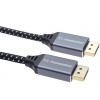 PREMIUMCORD Kabel DisplayPort 1.4 přípojný kabel, kovové a zlacené konektory, 3m kport10-03