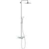 GROHE Euphoria SmartControl Mono nástenný sprchový systém s vaňovým termostatom, horná sprcha 3jet priemer 260 mm, ručná sprcha 3jet, chróm, 26510000