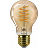 Philips LED filament žiarovka E27 A60 5,5W 40W 2200K stmievateľná, jantárová