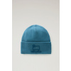 ČAPICA WOOLRICH UNISEX COTTON WOOL BEANIE BLUE LOBSTER