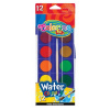 Colorino Kids vodové farby - 12 farieb s Ø 27 mm