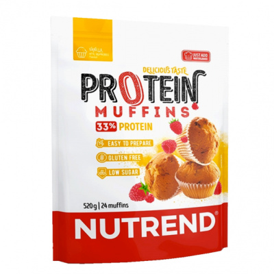 Nutrend Protein Muffins 520g - vanilka s malinami