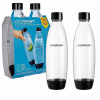 Fľaša SodaStream FUSE na plynovanie vody do saturátorov čierna 1 L x2