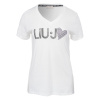 Dámske Tričko s krátkym rukávom LIU.JO T-SHIRT ST P M/C TA4137 TA4137J6040R9122 – Biela